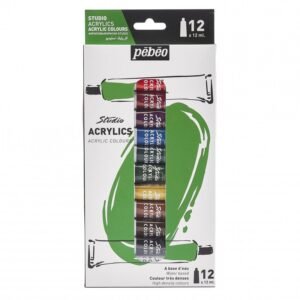 Set peinture acrylique fine en tubes