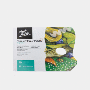 Mont Marte Palette plastique ovale 34x25cm Palette de peinture
