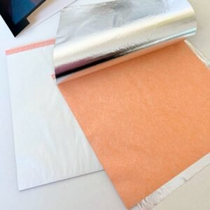 Mont Marte Imitation Silver Leaf 14 x 14cm 25 Sheet