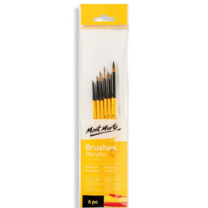Mont Marte Taklon Brush Set Detailer, Liner & Round