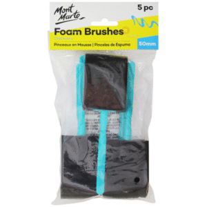 Mont Marte Studio Series - Foam Hobby Brush 50mm 5pc