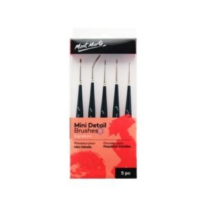 Mont Marte Paint Brush Set - Mini Detail 5pc