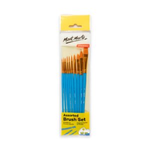 Mont Marte Discovery Assorted Brush Set 10pc