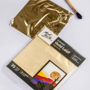 Mont Marte Imitation Gold Leaf 14 x 14cm 25 Sheet