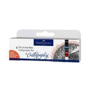 FABER-CASTEL 4 PITT ARTIST PENS CALLIGRAPHY SET