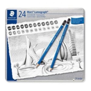 STAEDTLER LUMOGRAPH PENCIL SOFT 24 SET