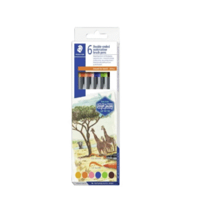 STAEDTLER DOUBLE POINTE AVEC POINTE PINCEAU